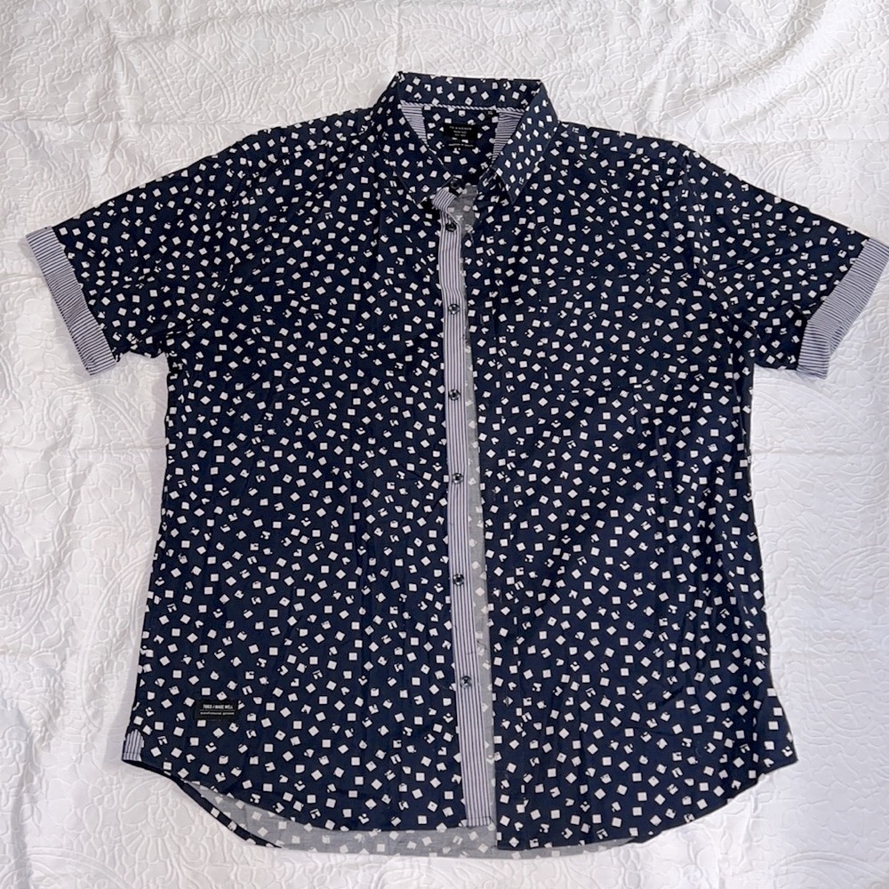 Men “7 DIAMONDS Dress Shirt XL